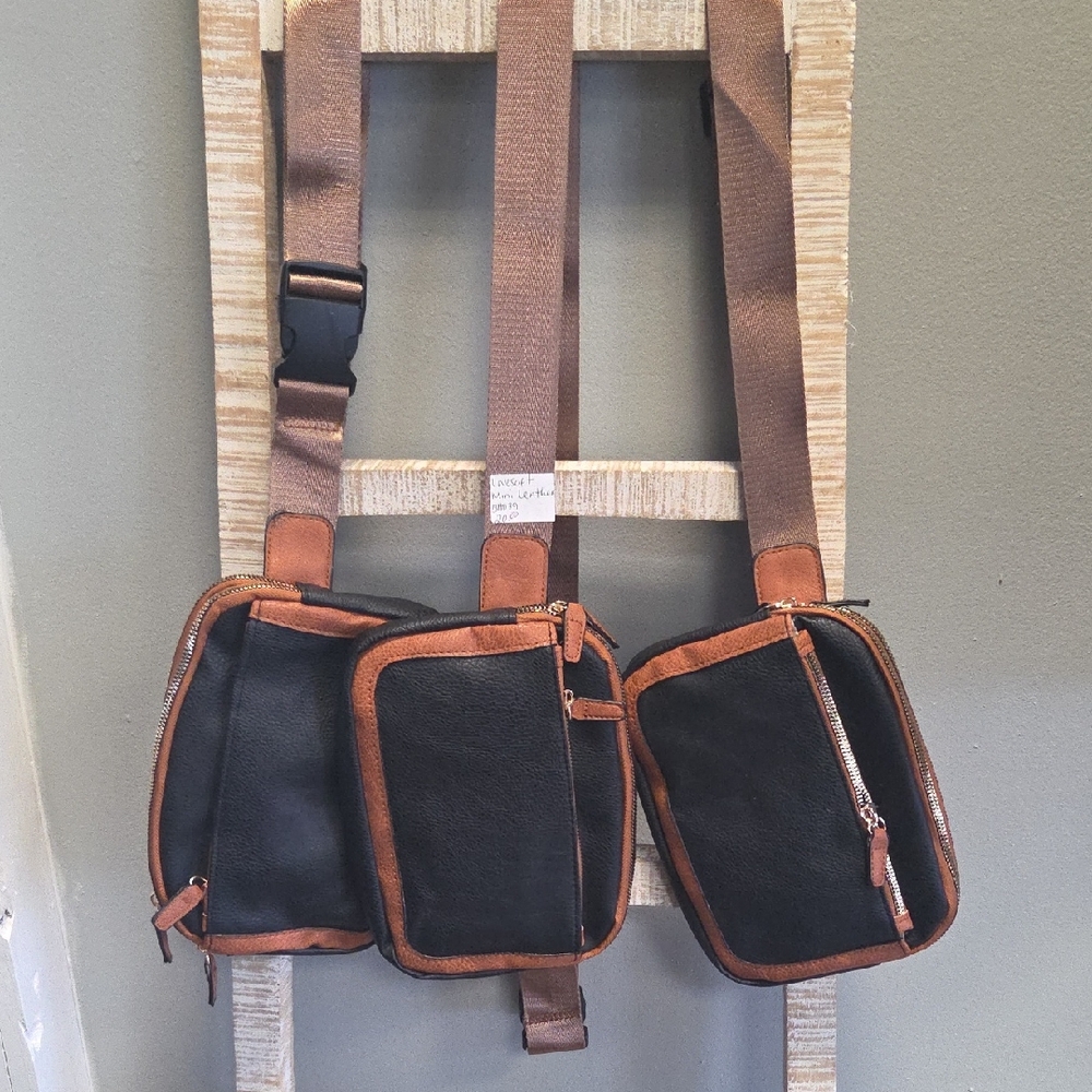 Stylish Black and Brown Men's Bag